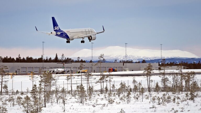 SAS- Airbus A320neo - Scandinavian Mountains Airport - SkiStar
