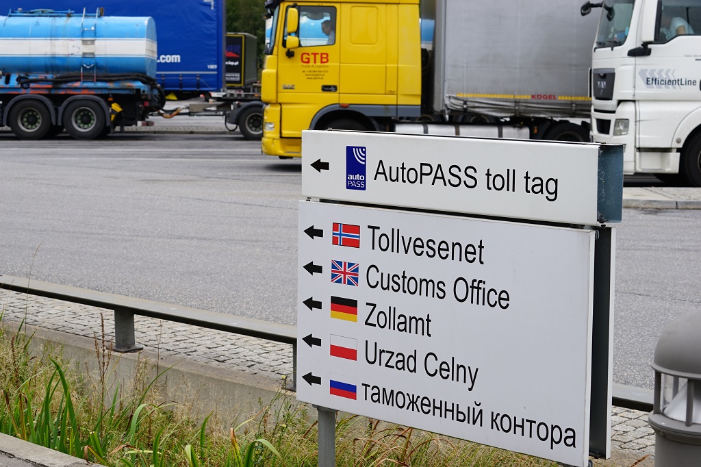 Svinesund kontrollstasjon - Grenseovergang - Svenskegrensen - Yrkestrafikkforbundet