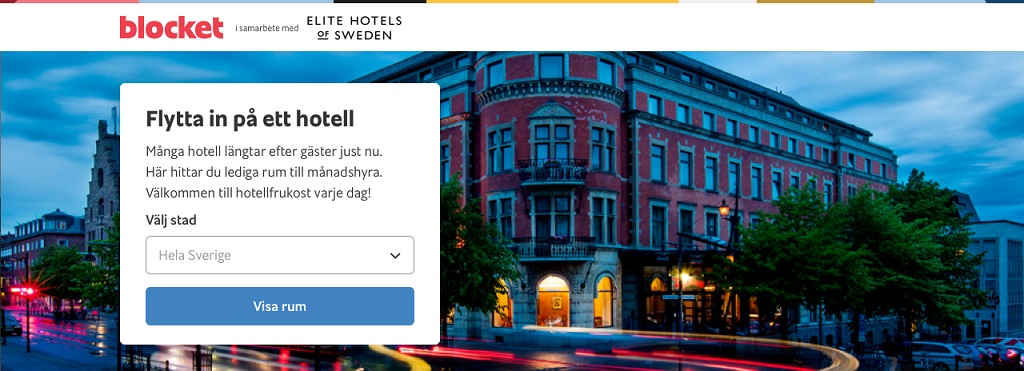Elite hotels - Blockethotell - nettside - sverige - Elite hotels