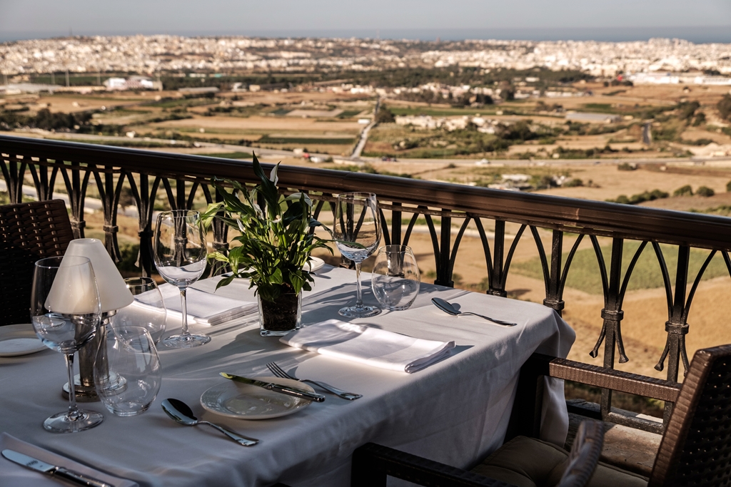 Utsikt - De Mondion - Restaurant - Michelinguiden - Malta 2020