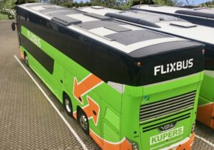 FlixBus - solpaneler - langdistansebuss