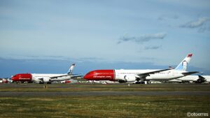Norwegian - Boeing B 787 - Dreamliner - B 737-800 - langtidslagring - Stavanger lufthavn - Sola