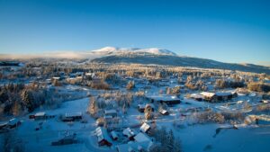 Trysil - Vinter - Skibygd - Sentrum - Oversikt
