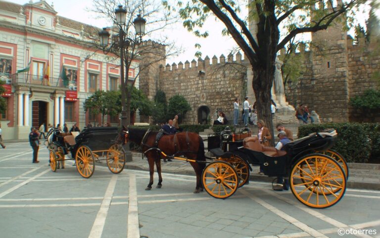 Domkirkeplass - Bymur - Sevilla - Andalusia - Spania