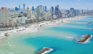 Tel Aviv - Israel - Badestrender - oversikt