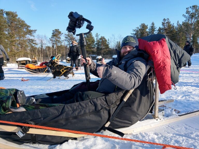 FotoKnoff - Filmopptak - Hundeslede - Varanger - Finnmark