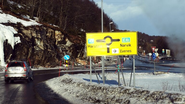 E 10 - Ofoten - Vegkryss - Narvik - Harstad - Evenes