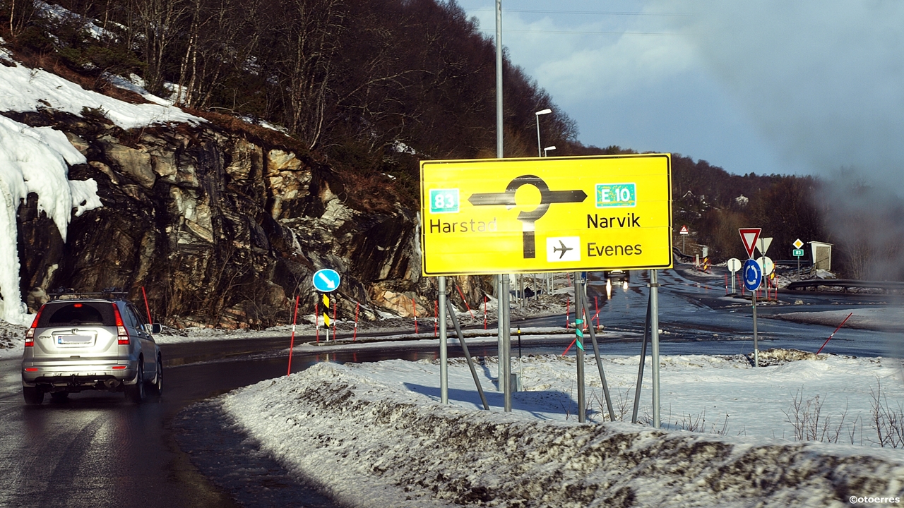 E 10 - Ofoten - Vegkryss - Narvik - Harstad - Evenes