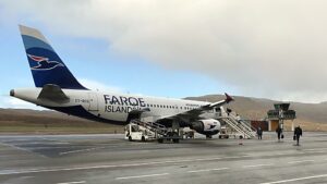 Atlantic Airways - Vagar Floghavn - NCC - Chartret fly - A 319 - Tunnelarbeidere