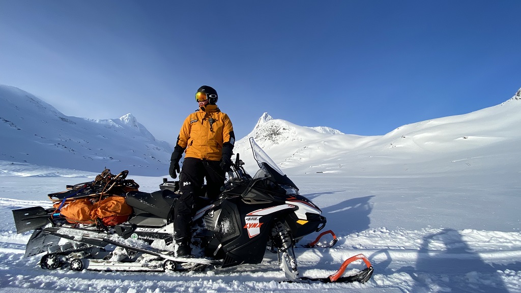 Norsk Folkehjelp - Høyfjell - Vinter - Snøscooter - Årdal - Egil Bjarne Lingjerde