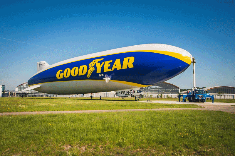 Goodyear Blimp - Luftskip - Zeppeliner - Tyskland -2020