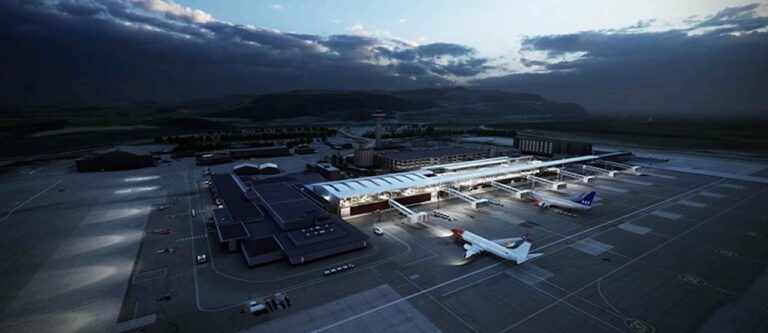 Trondheim Lufthavn - Værnes - Illustrasjon - Utvidelse - 2020