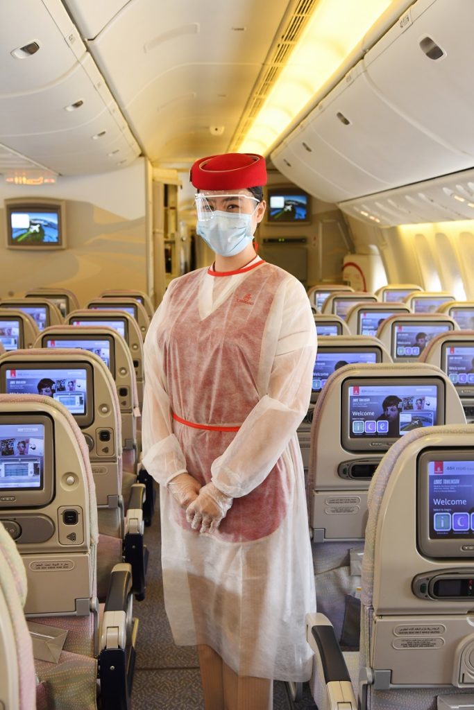 Emirates - Smitteverntiltak - Dubai Airport - Flyruter - Passasjerer - Coronakrisen 2020