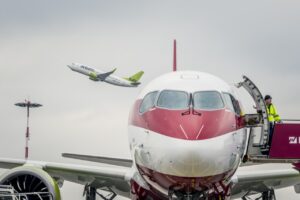 airBaltic - Airbus A 220-300 - Latvian colours - Boeing 737 - airline colours