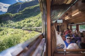 Flåmsbana - Flåm - Vestland - Togkupe - Sogn og Fjordane