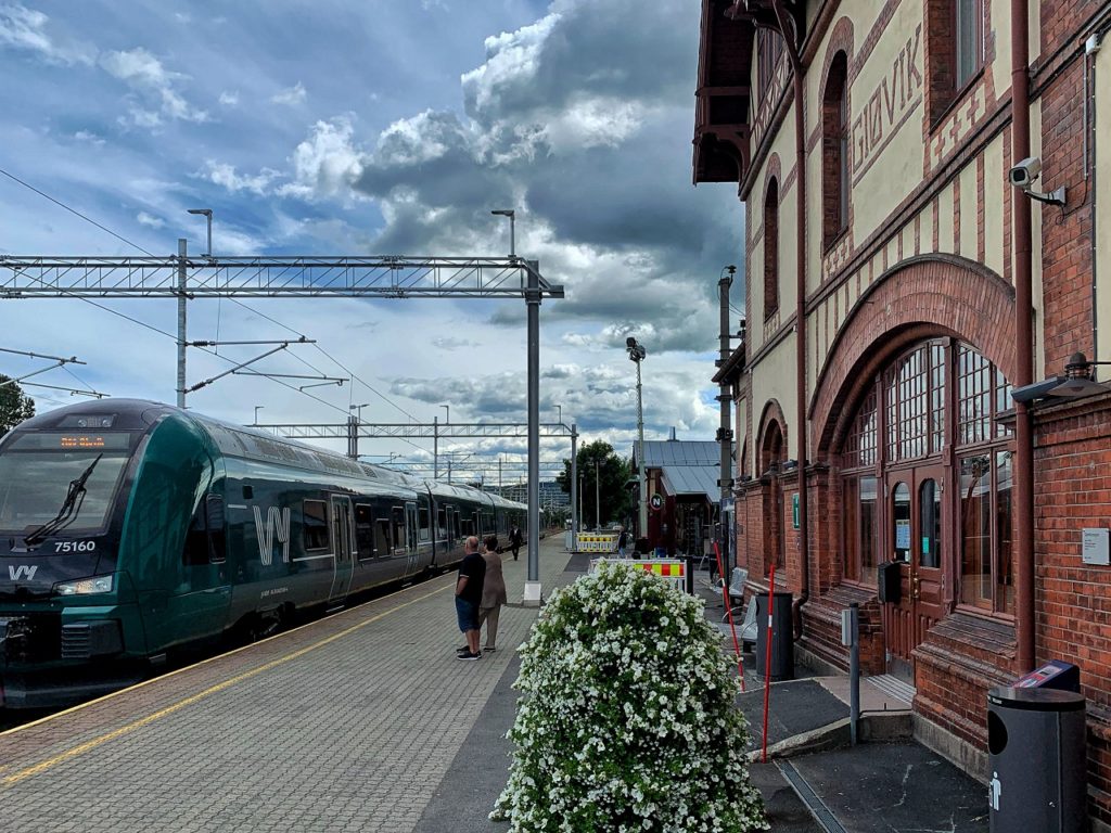 Bane Nor - Gjøvik  jernbanestasjon - Oppland - Innlandet fylke 