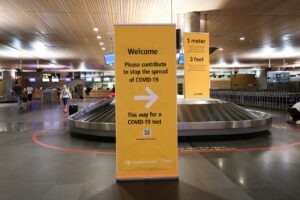 Oslo lufthavn - Ullensaker kommune - Testsenter - Covid 19 - Avinor