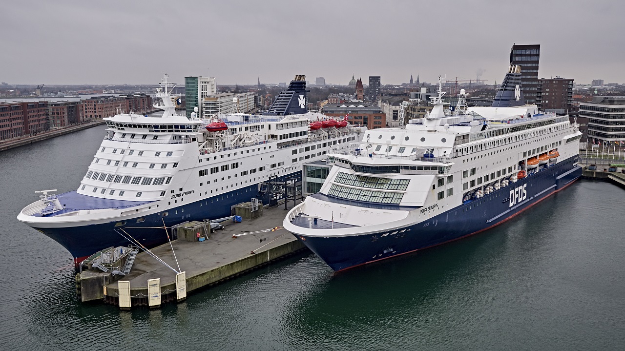 Pearl Seaways - Crown Seaways - danskebåter - DFDS