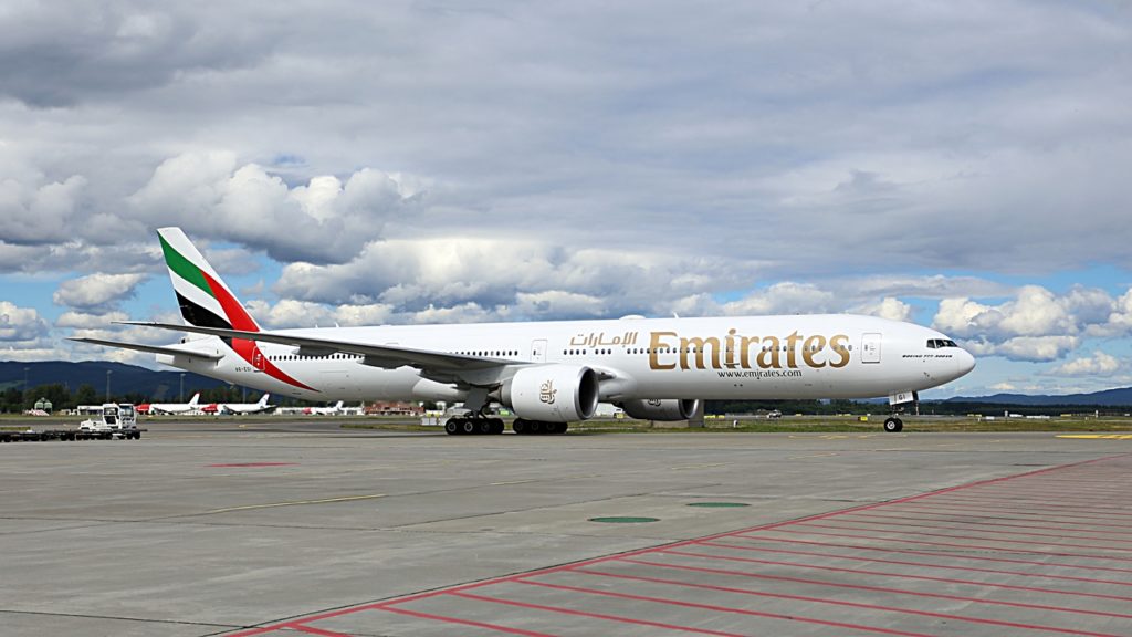 Emirates - Boeing 777-300ER - Oslo - Gardermoen - august 2020