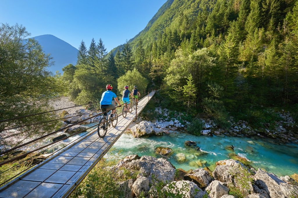 Syklister - Socadalen - Soca valley - Slovenia