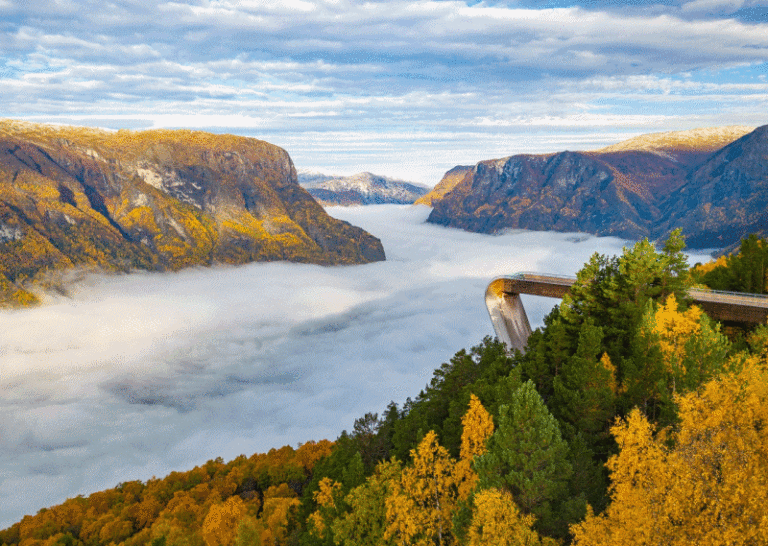 Bildestrøm - Høstaktiviteter - Flåm - Aurland - Gudvangen - Sogn og Fjordane - Vestland fylke 2020