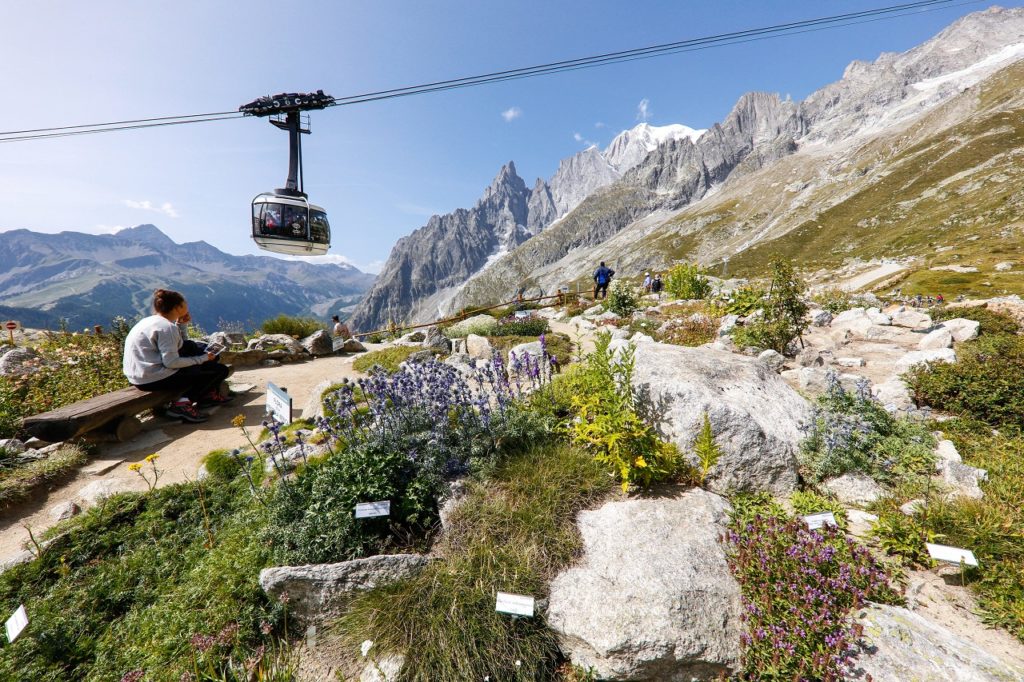 Skiheis- SkyWay- Giardino alpino - Saussurea - Valle d` Aosta - Italia