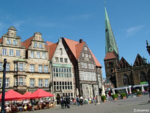 Torg - Kirke - Bremen - Tyskland