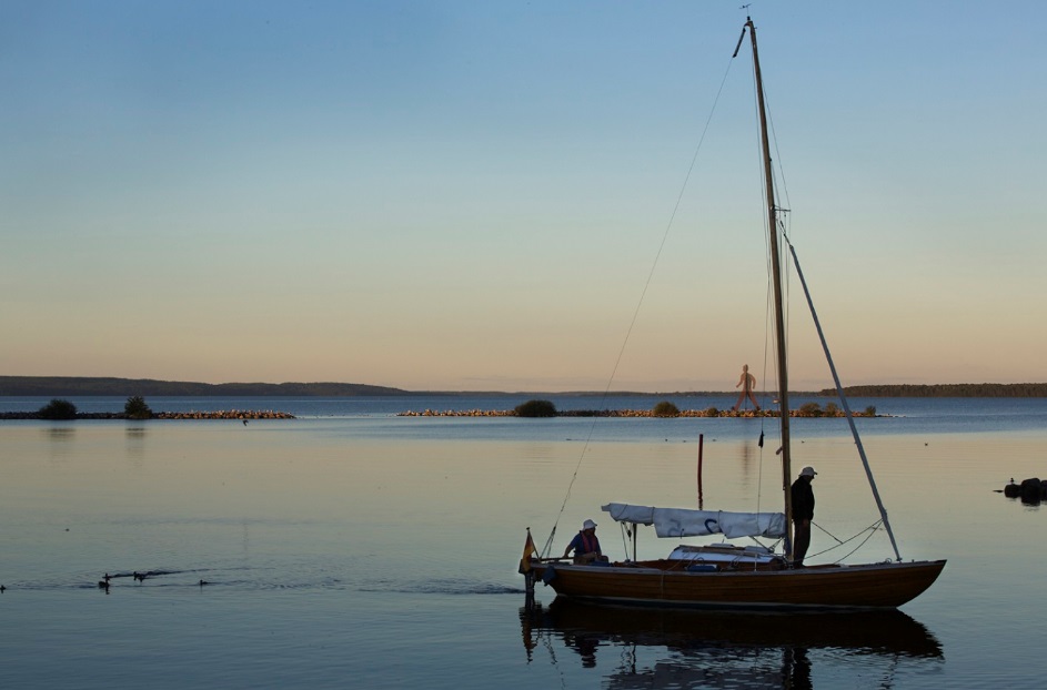 Seilbåt - folkebåt - Göta kanal - Sverige