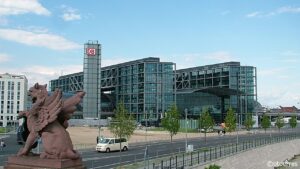 Berlin - Tyskland - Hovedjernbanestasjon