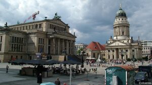 Berlin - Tyskland - Den franske domkirken - Gendarmentmarkt