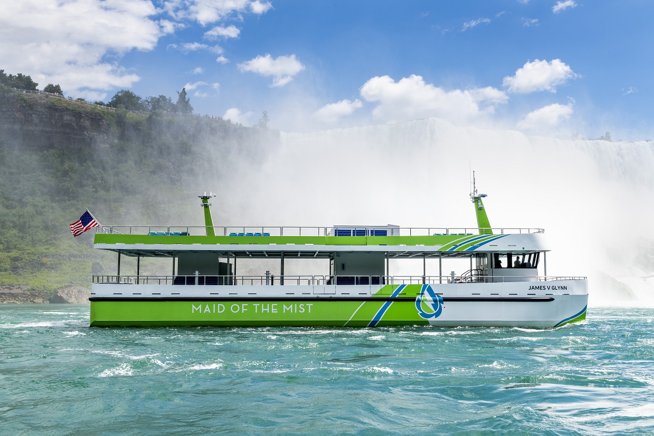 Helelektrisk sightseeingbåt - James V. Glynn - Maid of the Mist - Niagarafallene