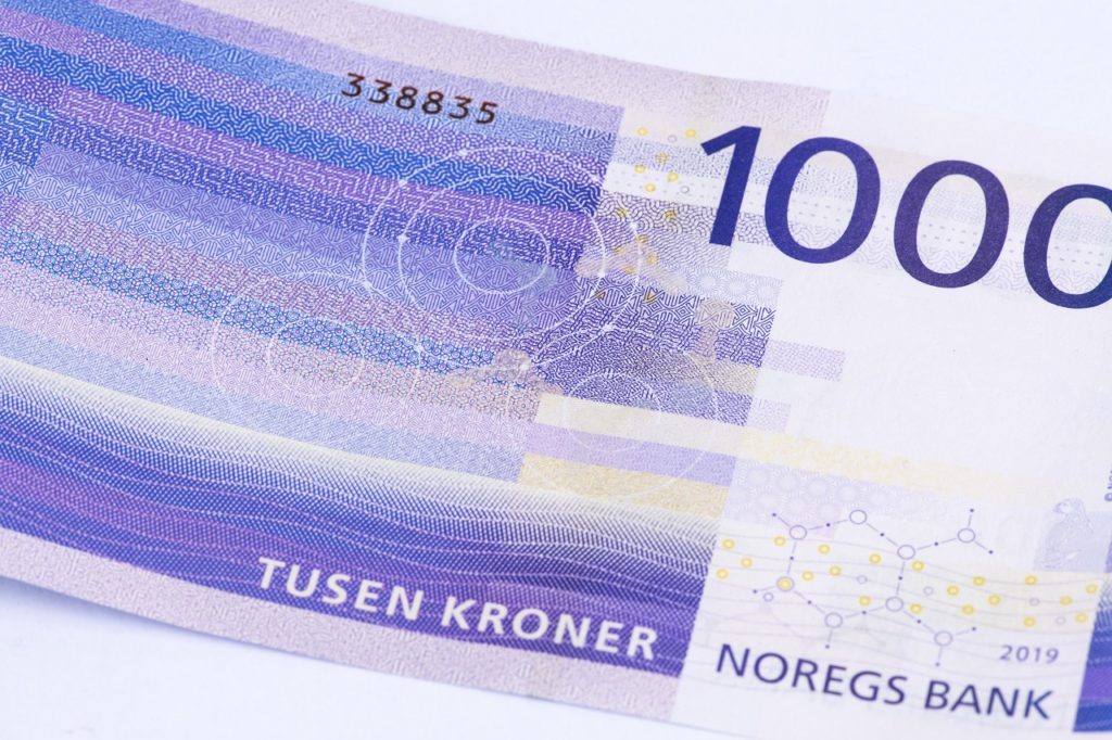 1000 kroner - seddel - lapp - Edvard Munch - Norges Bank - 2020 