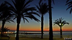 Soloppgang - Middelhavet - Playa Torre de la Horadada - Costa Blanca - Spania