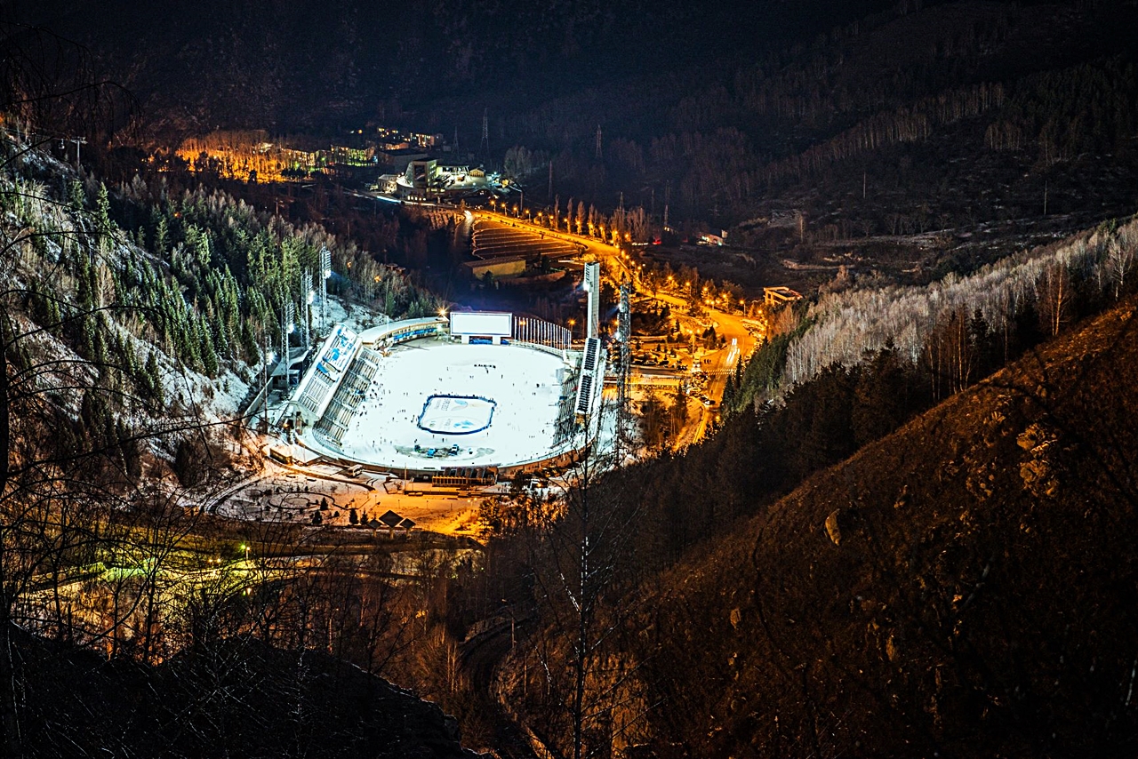 Medeo - Skøytebane - Almaty - Alma Ata - Kasakhstan