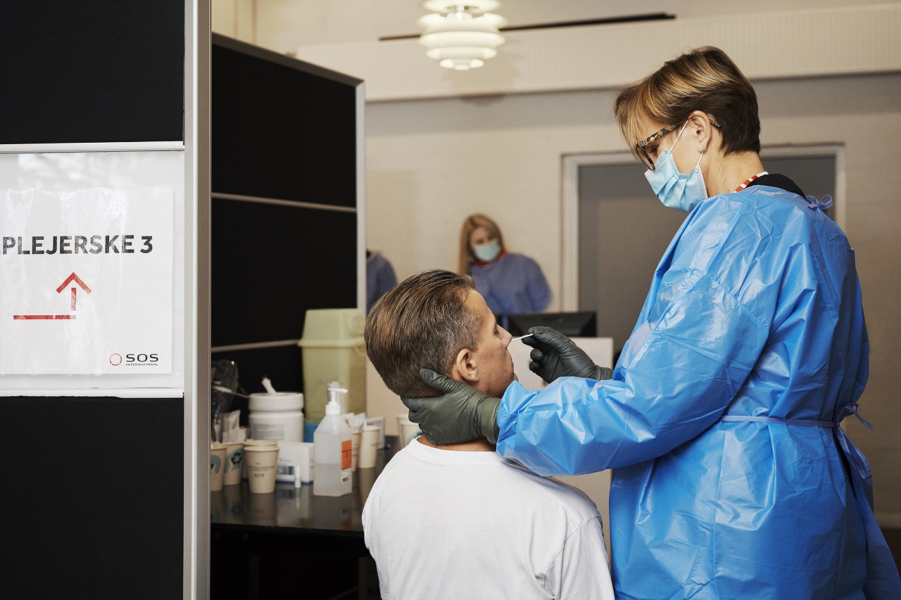 Coronatest - SAS International - Billund Lufthavn