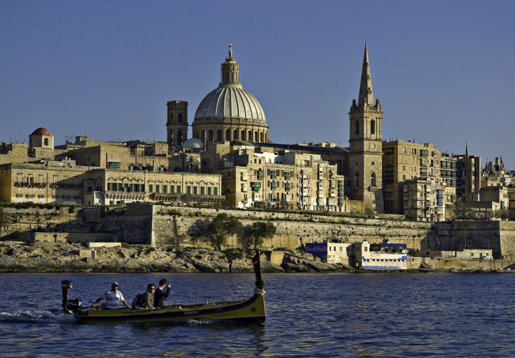 Småbåt - Valletta - Malta - - Kyst - Middelhavet