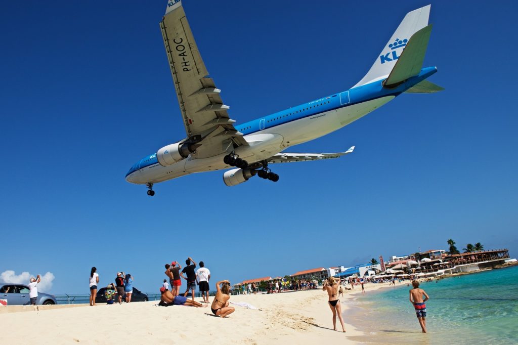 Maho Beach - KLM - Landing - Princess Juliana Int'l Airport - St. Maarten