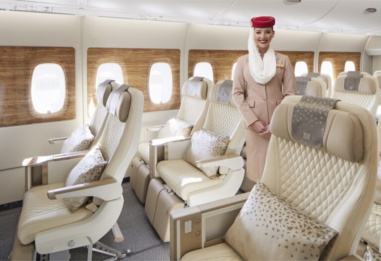 Kabinansatt - Emirates - Premium Economy - A 380 - B 777