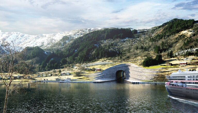 Stad Skipstunnel -KYstverket - Illustrasjon