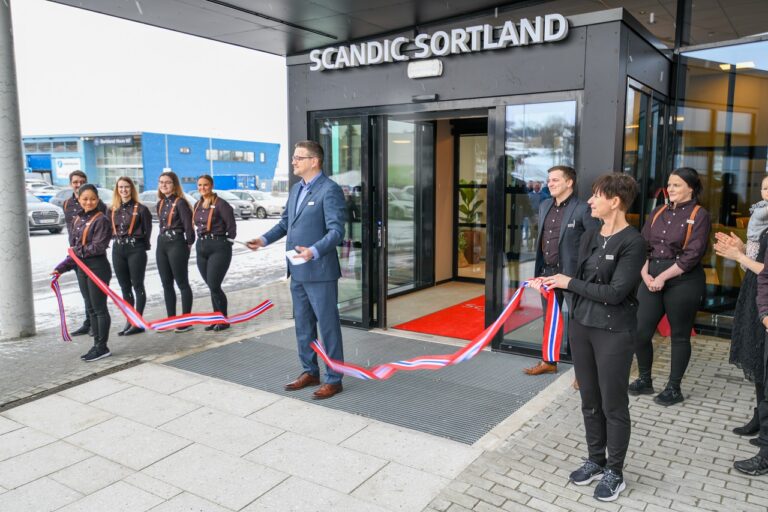Scandic Sortland - Åpning - snorklipping - Hotell - mars 2021