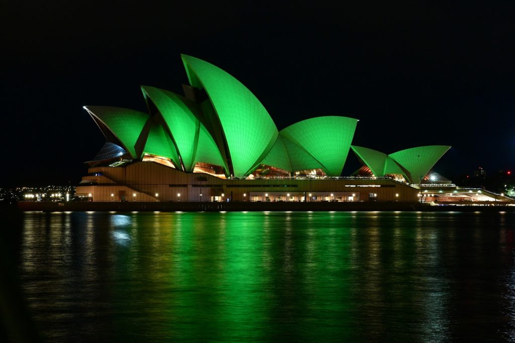 St. Patrick 2021 - Operahuset i Sydney - Tourism Ireland - Fiora Sacco