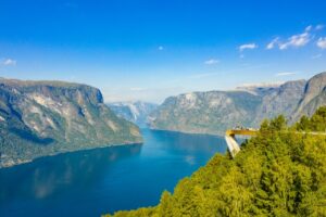 Stegastein - Utsiktspunkt - Aurlandsfjorden