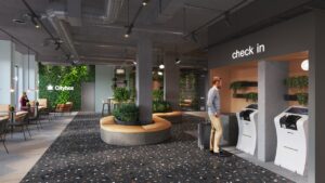 Lobby- Citybox Antwerpen - Flandern -Belgia