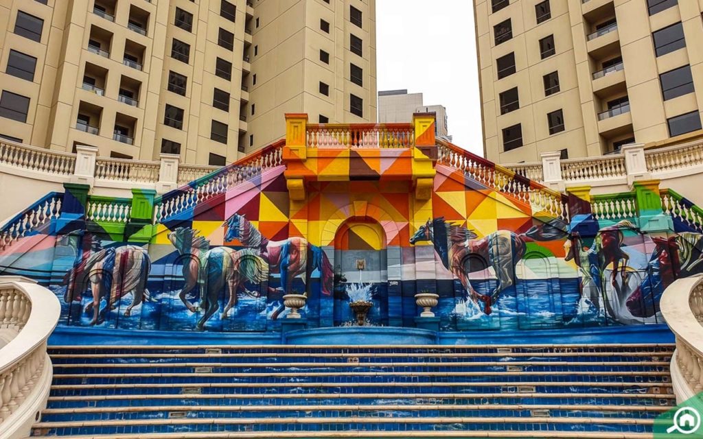 The Walk JBR - Gatekunst - Street Art - Dubai - De forente arabiske emirater