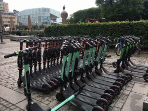 Sparkesykler - Parkering - Bymiljø - Trygg Trafikk - Tryg Forsikring