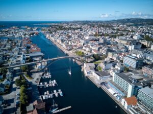 Risøybroen - Smedasundet - Haugesund -Dronebilde