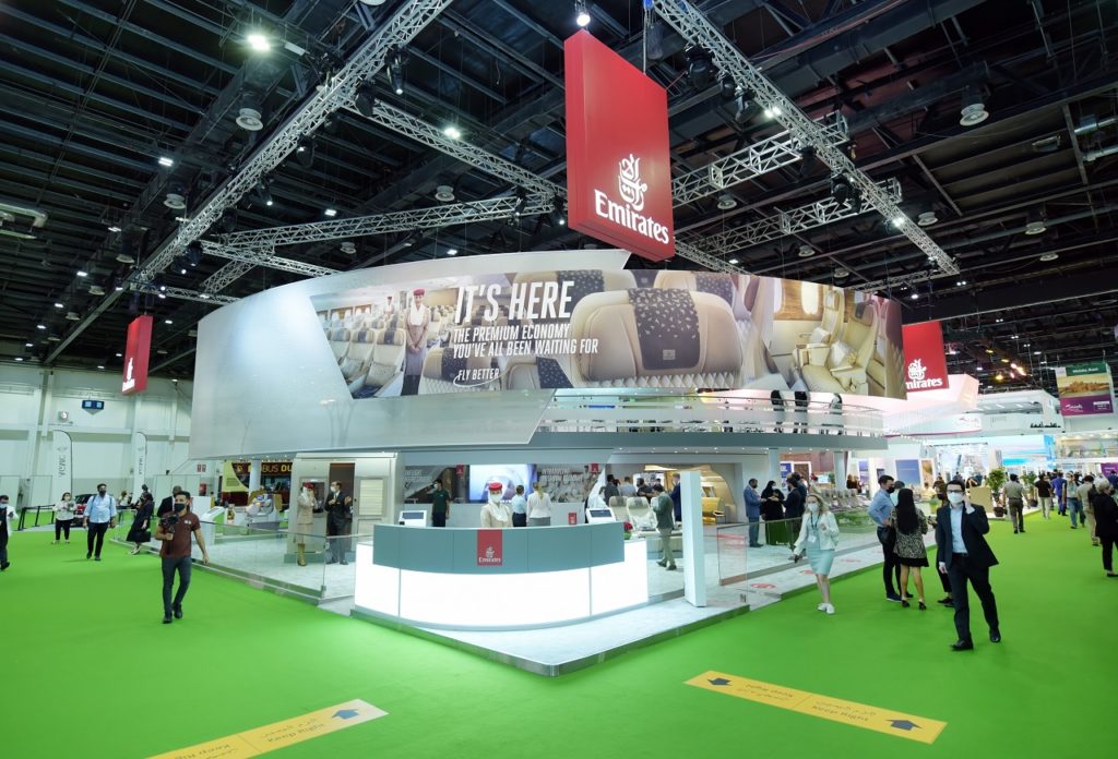 Emirates - Stand - ATM 2021 - Reisemesse - Dubai 