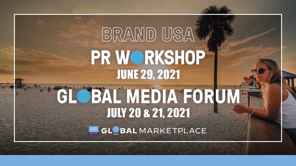 Plakat - Brand USA Global Marketplace - The Brand USA PR Workshop - Global Media Forum 