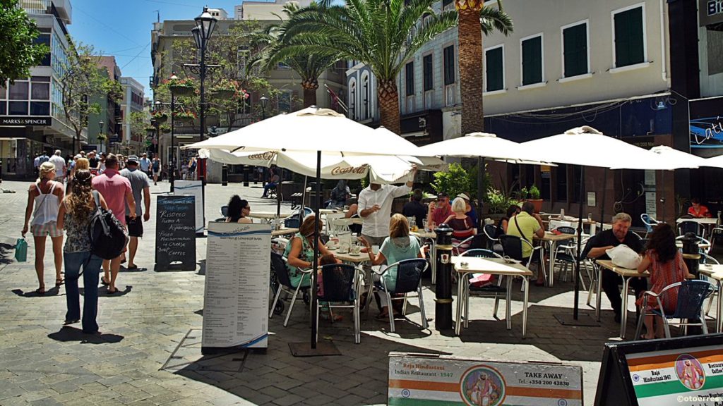 Fortausrestaurant - gateparti - Gibraltar