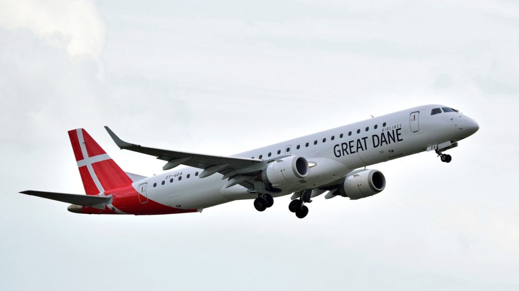 Embraer 190 - Great Dane Airlines - Aalborg - Danmark 